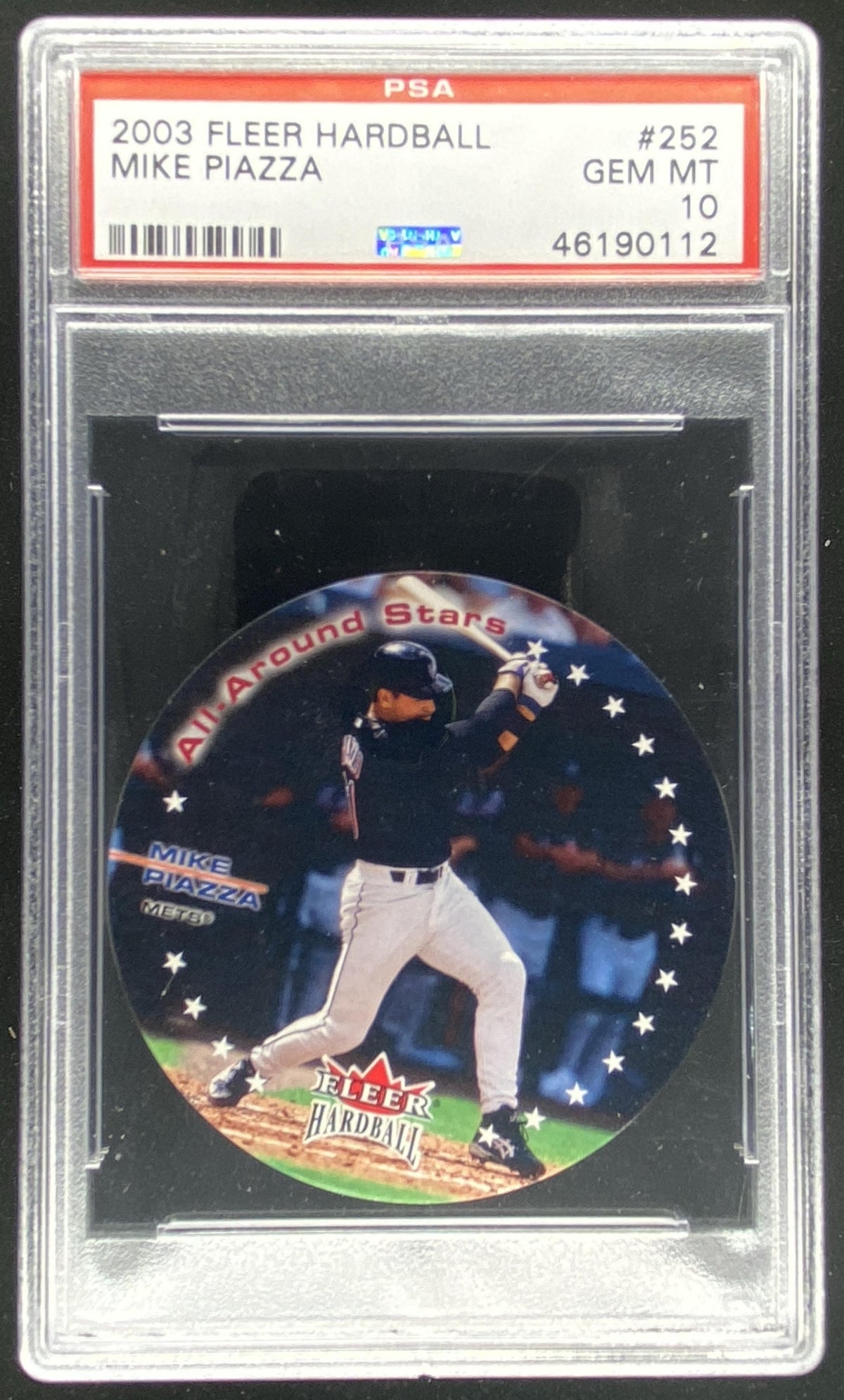 2003 Fleer Hardball Mike Piazza #252 graded PSA 10 trading card