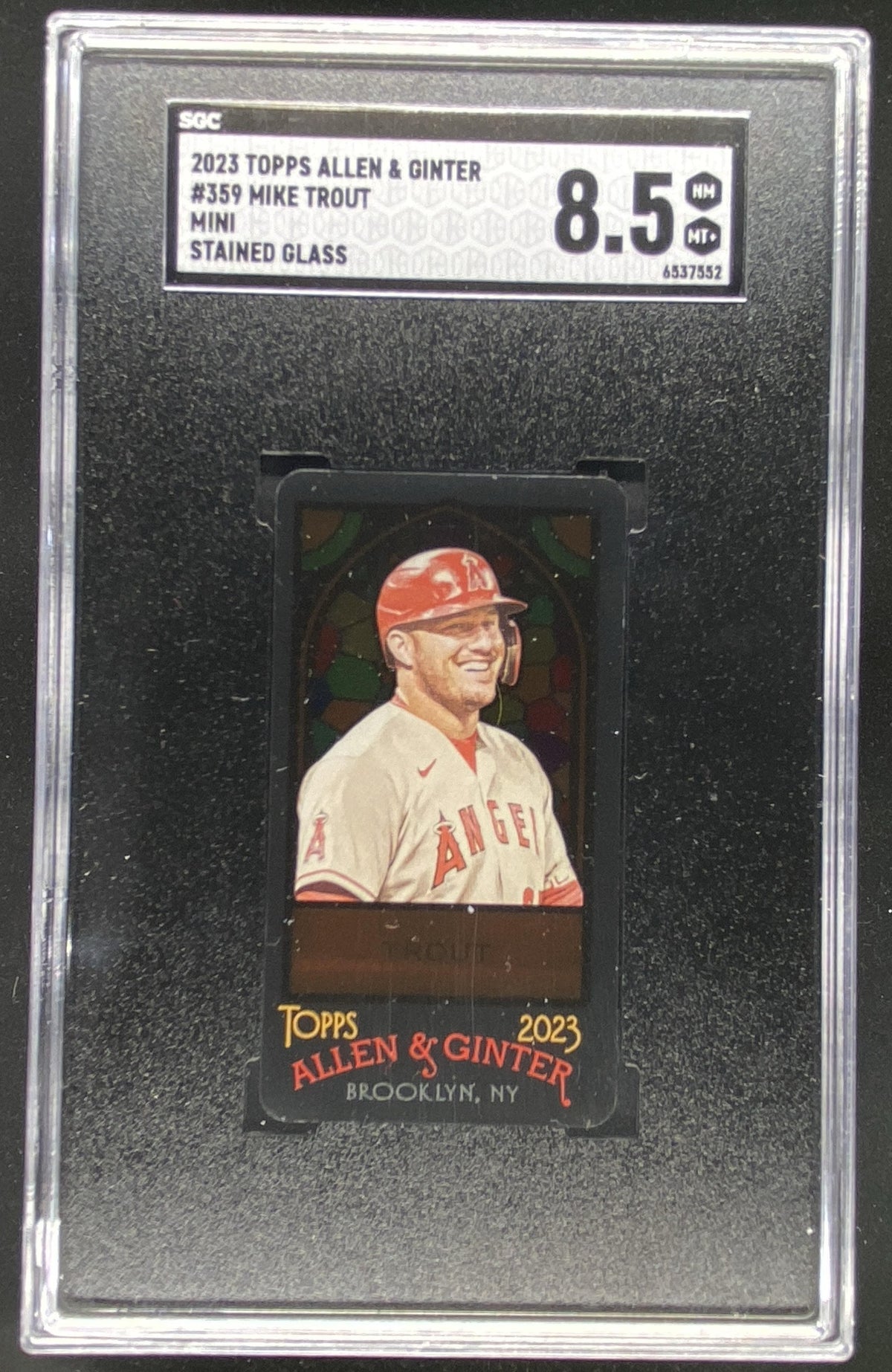 2023 Topps Allen & Ginter Mike Trout #359 graded SGC 8.5 trading card