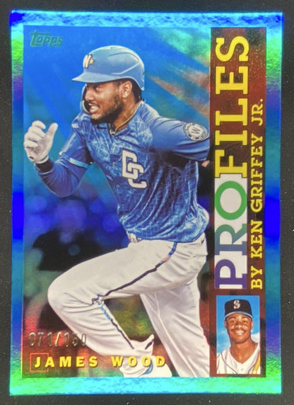 2026 Topps Series 1 James Wood #TP-15 trading card