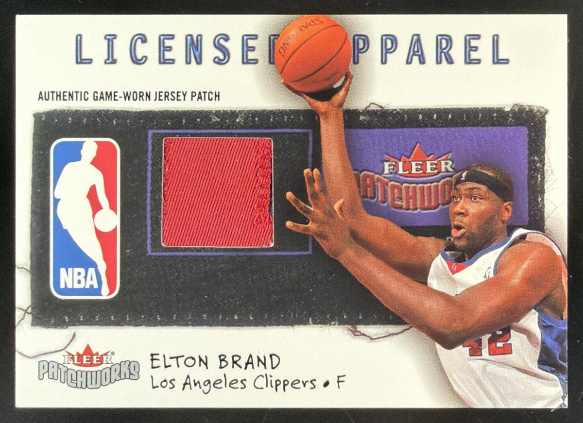 2003-04 Fleer Patchworks Licensed Apparel Elton Brand trading card
