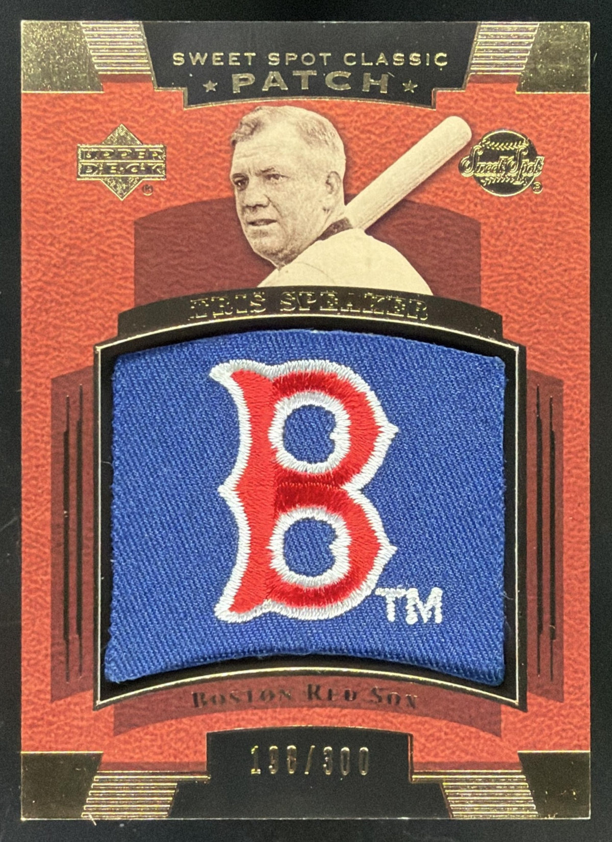 2004 Upper Deck Sweet Spot Classic Tris Speaker trading card