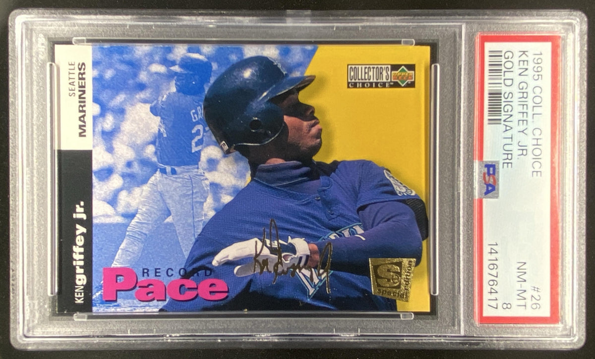 1995 Upper Deck Collector's Choice SE Ken Griffey Jr. #26 graded PSA 8 trading card