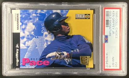 1995 Upper Deck Collector's Choice SE Ken Griffey Jr. #26 graded PSA 8 trading card