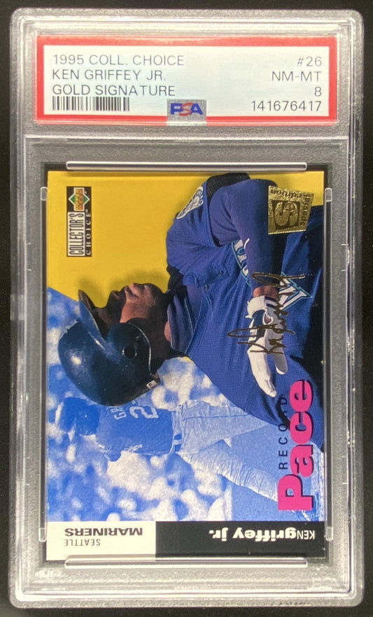 1995 Upper Deck Collector's Choice SE Ken Griffey Jr. #26 graded PSA 8 trading card