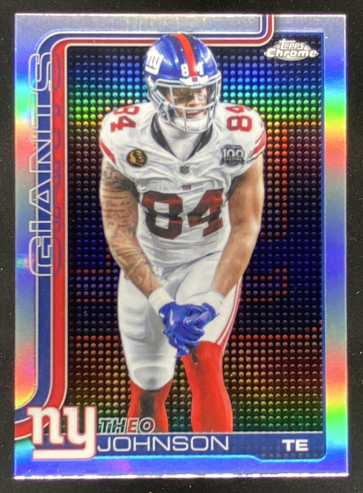 2025 Topps Chrome Theo Johnson #233 trading card