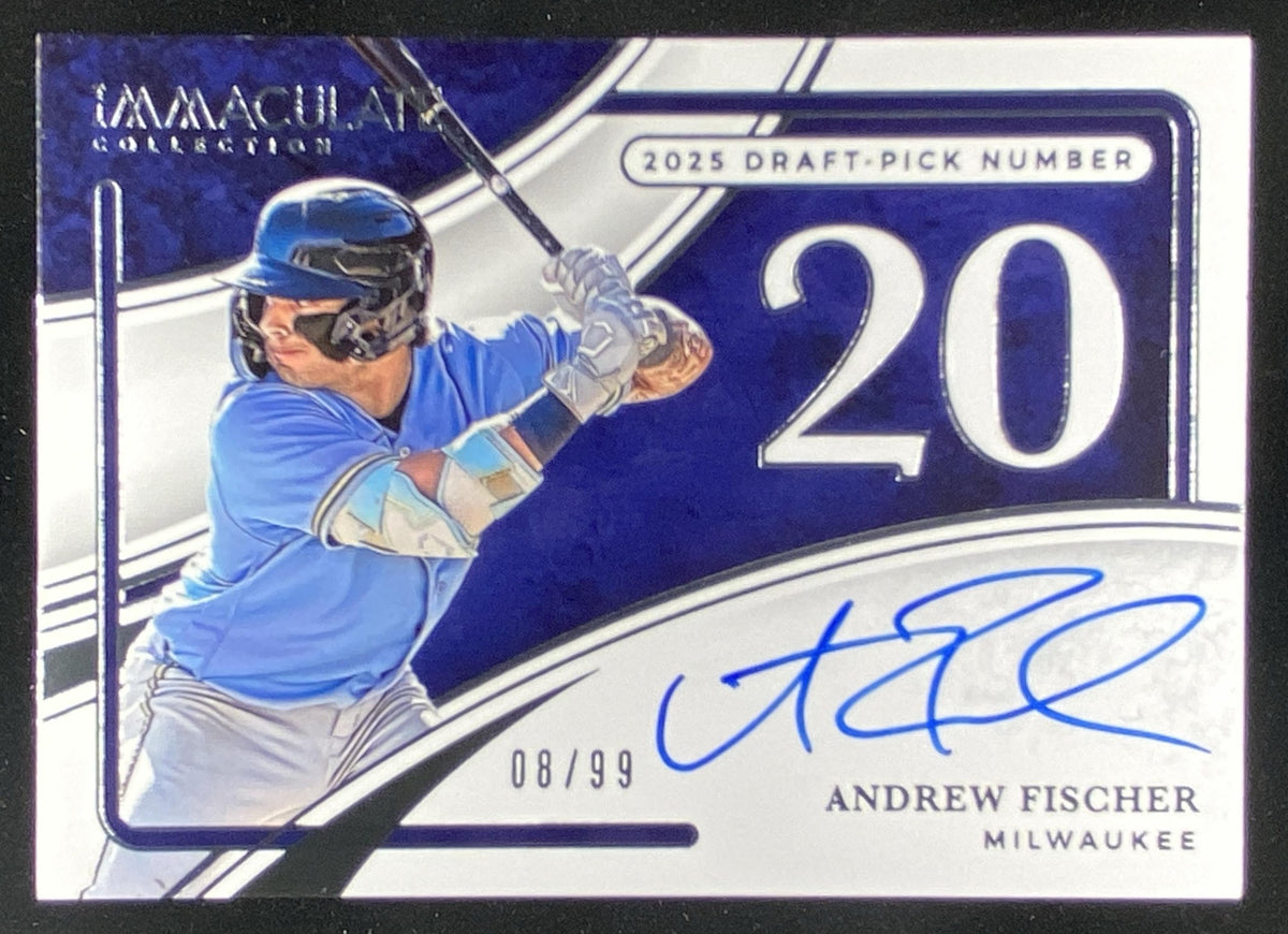 2026 Panini Immaculate Collection Andrew Fischer #DSS-AF trading card
