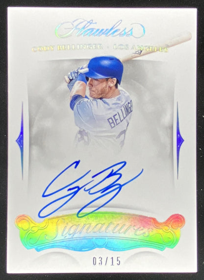 2018 Panini Flawless Cody Bellinger #FS-CB trading card