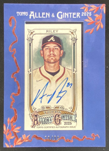 2025 Topps Allen & Ginter Austin Riley #MA-ARIL trading card
