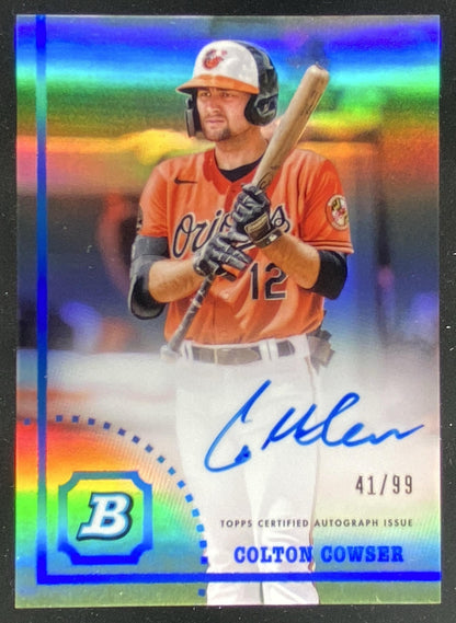 2022 Bowman Colton Cowser #CPA-CC trading card
