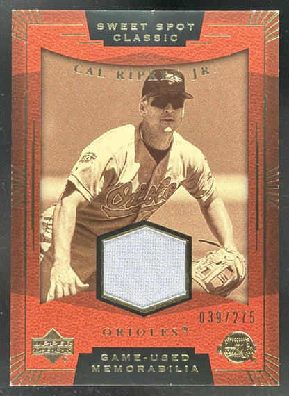 2004 Upper Deck Sweet Spot Classic Cal Ripken Jr. trading card