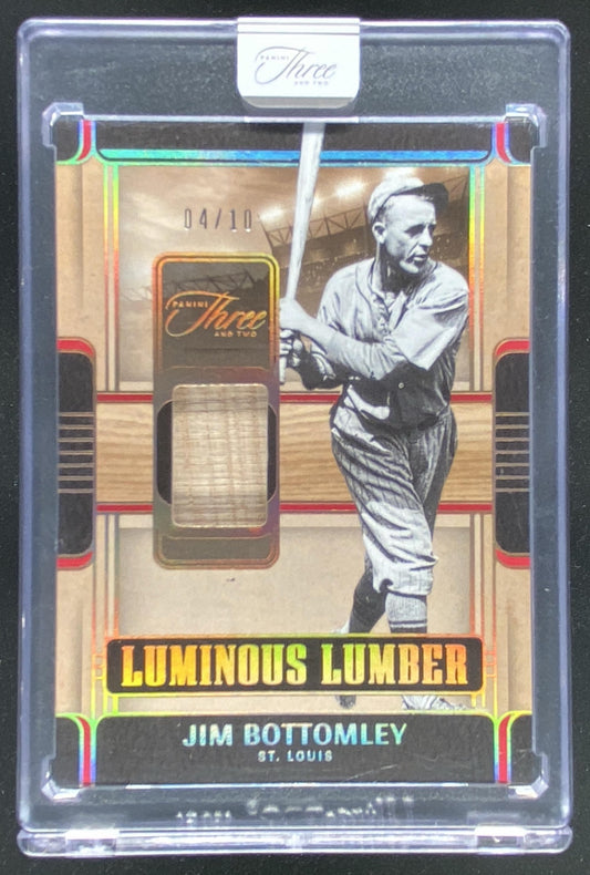 2025 Panini Three and Two Jim Bottomley trading card