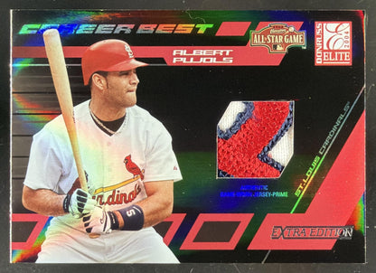 2004 Donruss Elite Extra Edition Career Best Albert Pujols trading card