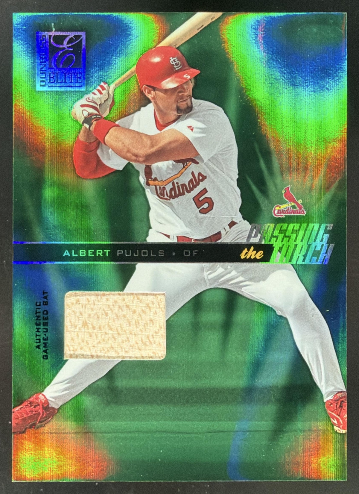 2004 Donruss Elite Albert Pujols trading card