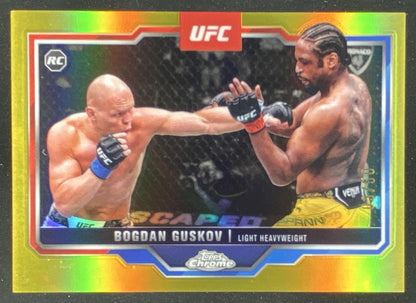 2025 Topps Chrome UFC Bogdan Guskov trading card