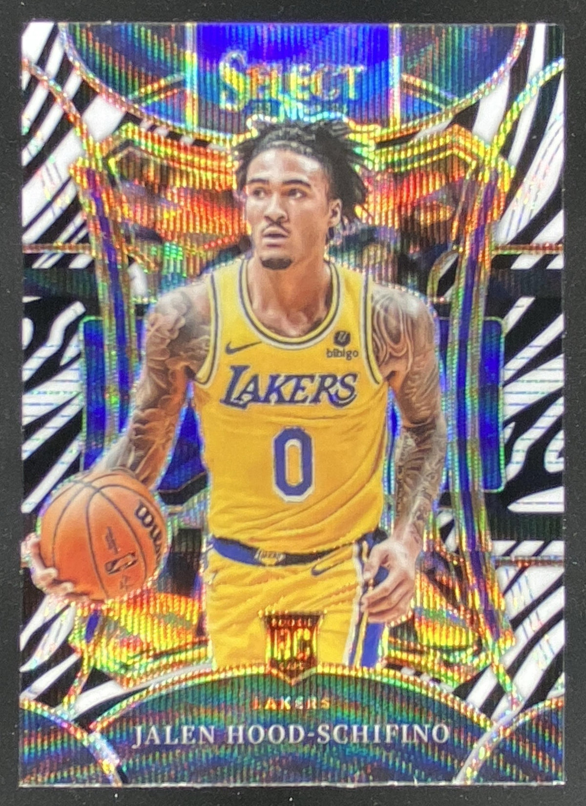 2023 Panini Select Jalen Hood-Schifino trading card
