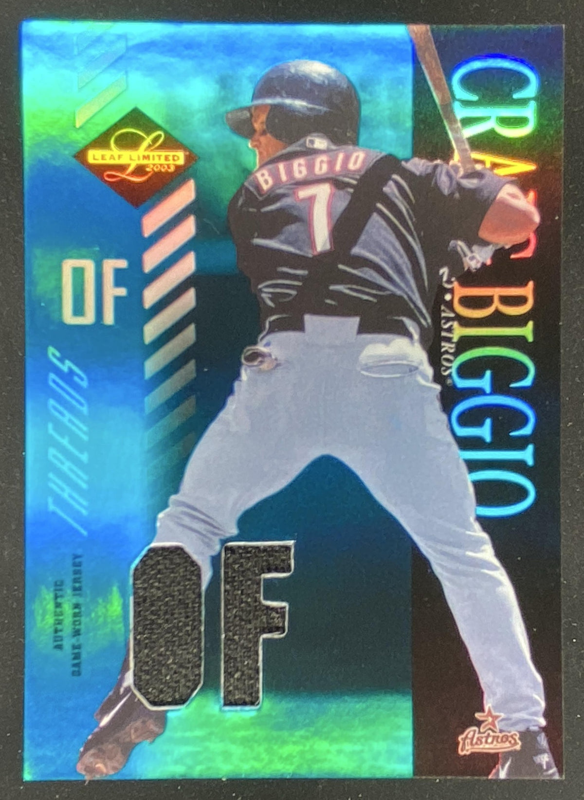 2003 Leaf Limited Craig Biggio #62 trading card