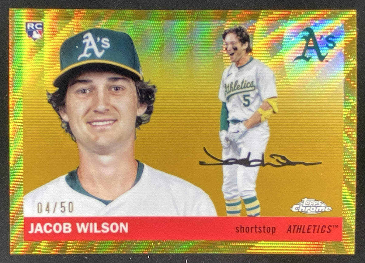 2025 Topps Chrome Platinum Anniversary Jacob Wilson trading card