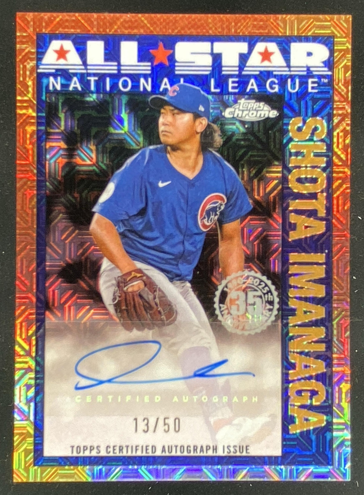 2025 Topps Shota Imanaga #90CAS-SI trading card