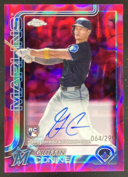 2025 Topps Chrome Update Griffin Conine trading card