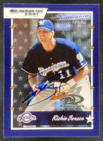 2001 Donruss Richie Sexson #132 trading card
