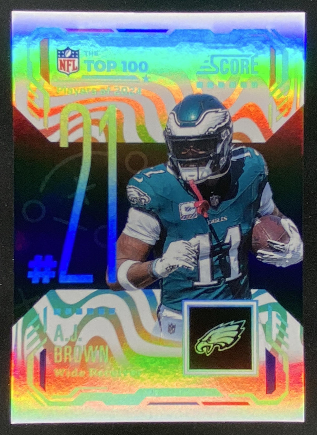 2025 Panini Score A.J. Brown #21 trading card