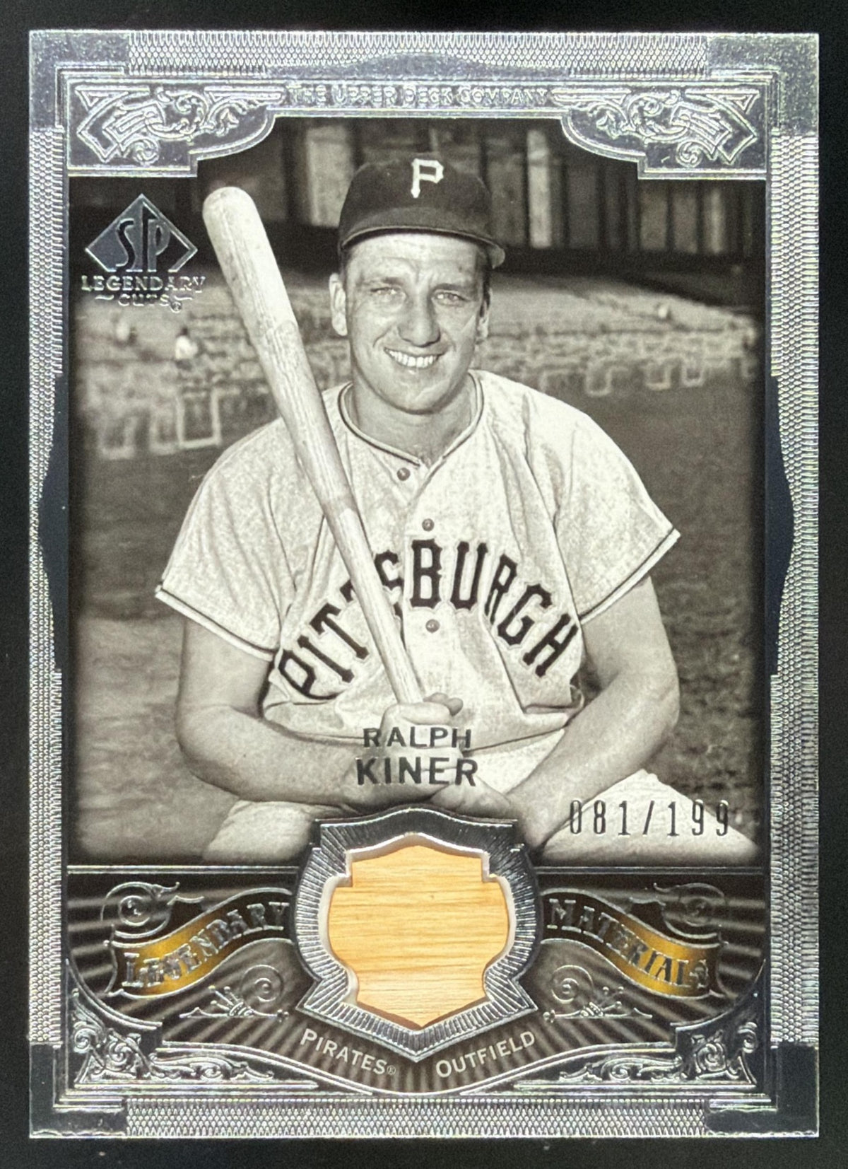 2006 SP Legendary Cuts Ralph Kiner Bat /199