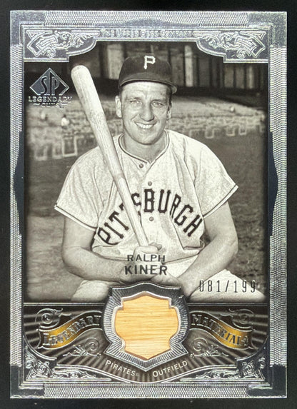 2006 SP Legendary Cuts Ralph Kiner Bat /199