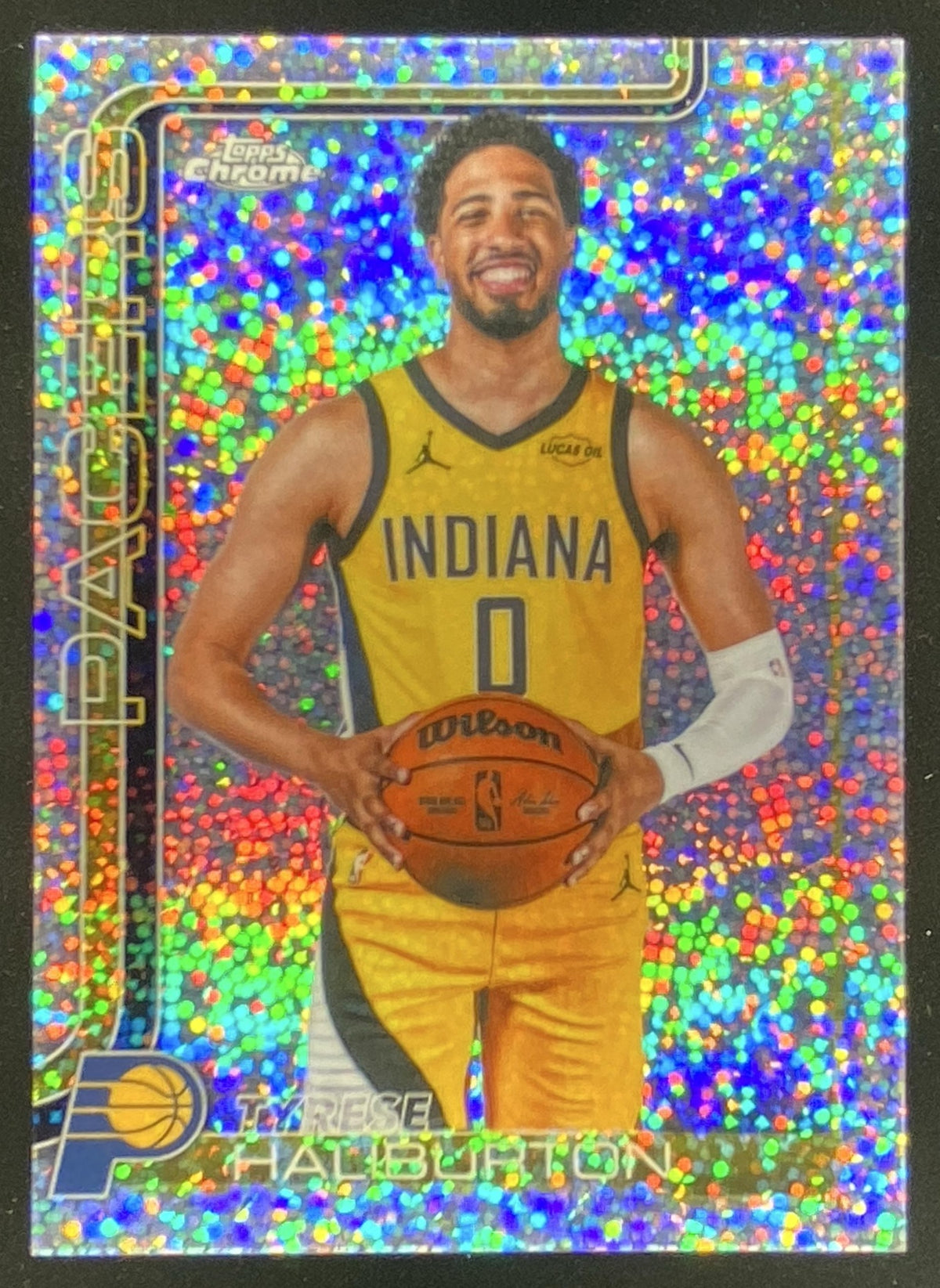 2025 Topps Chrome Update Tyrese Haliburton #18 trading card