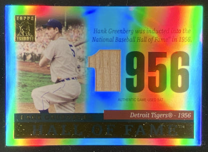 2004 Topps Tribute Hank Greenberg #TR-HG trading card