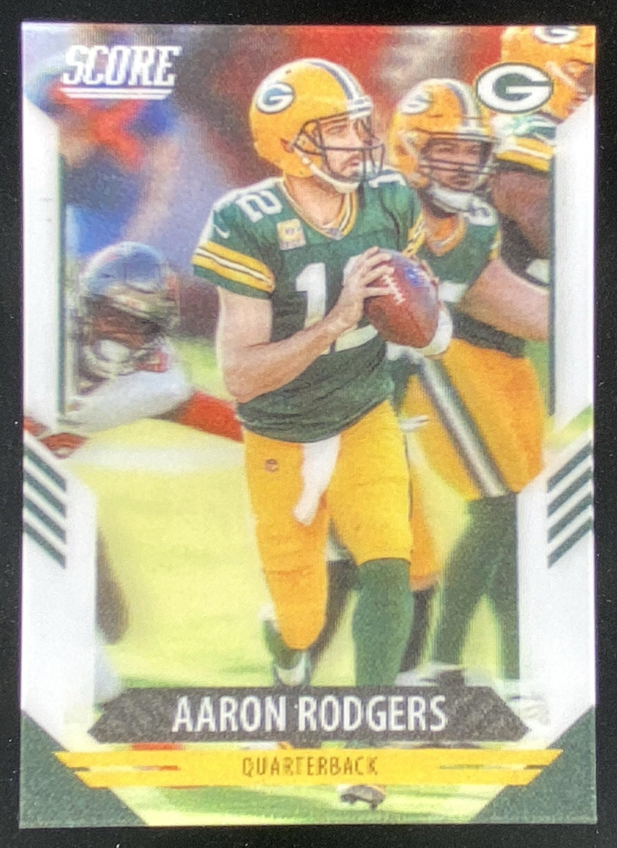 2021 Panini Score Aaron Rodgers #138 trading card