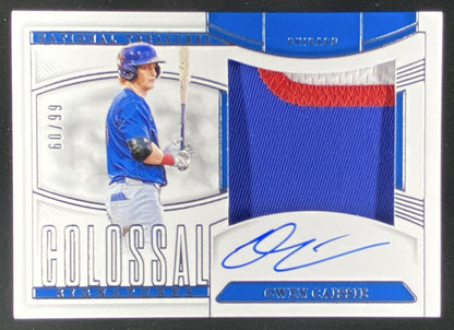 2025 Panini National Treasures Owen Caissie trading card