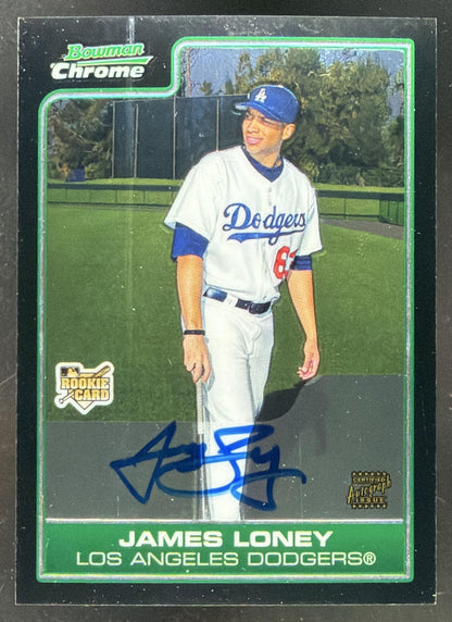 2006 Bowman Chrome James Loney trading card