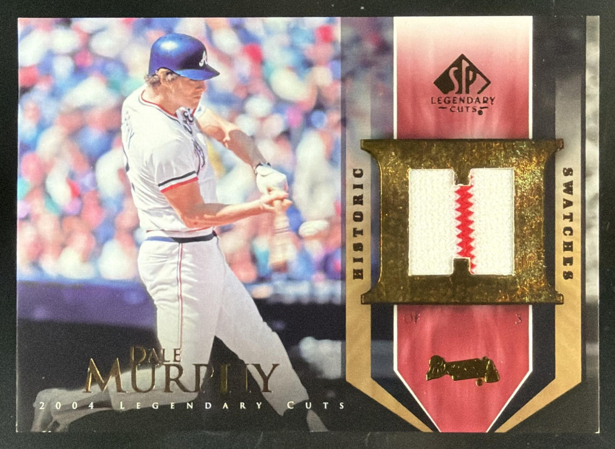 2004 SP Legendary Cuts Historical Swatches Dale Murphy trading card