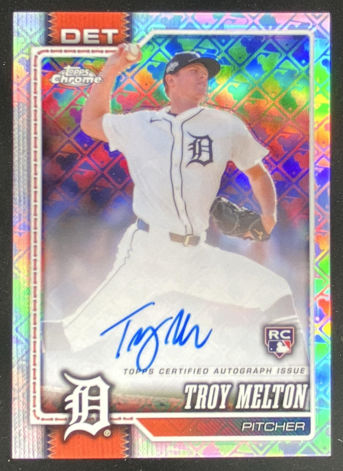 2026 Topps Chrome Troy Melton #RA-TME trading card