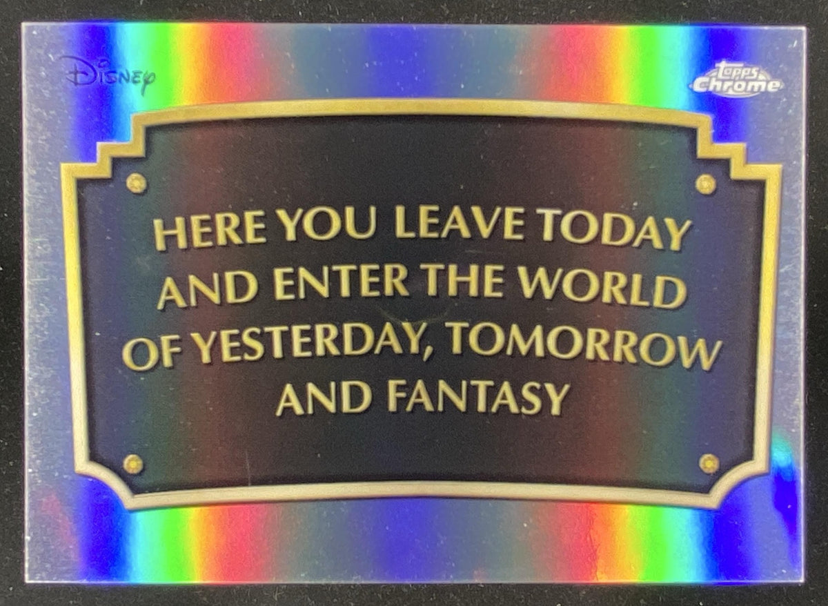 2025 Topps Disneyland 70th Anniversary Entrance to Magic trading card