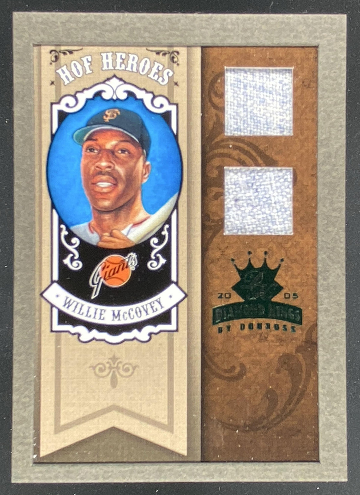 2005 Donruss Diamond Kings Willie McCovey trading card