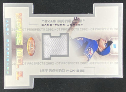 2002 Fleer Hot Prospects Alex Rodriguez #WN-AR trading card