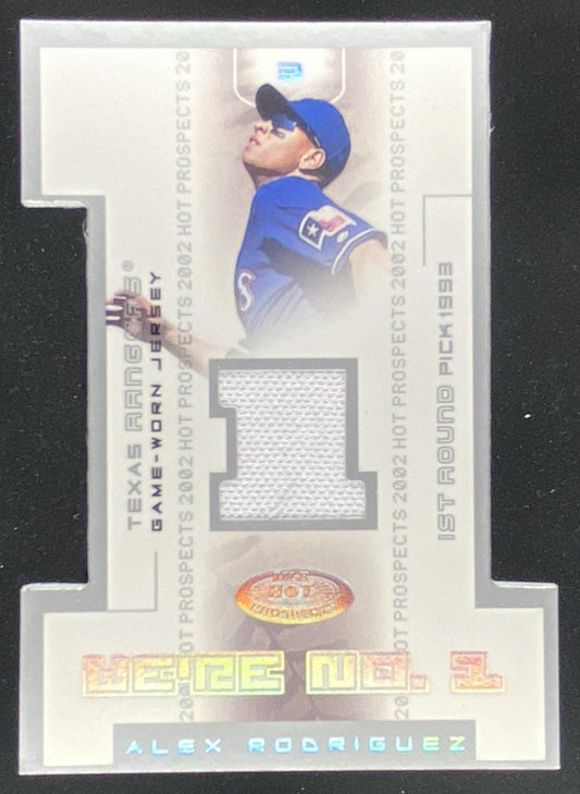 2002 Fleer Hot Prospects Alex Rodriguez #WN-AR trading card