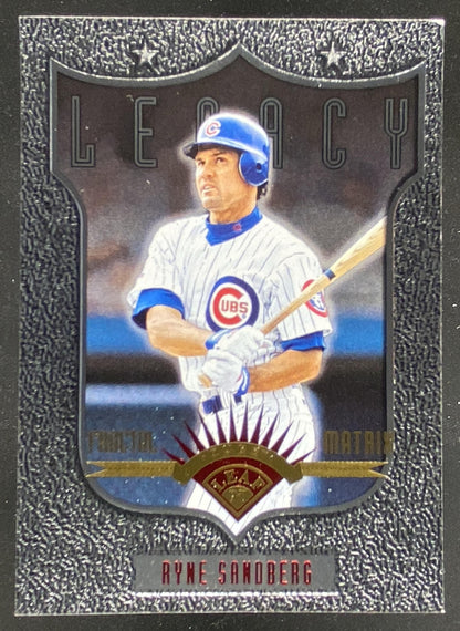1997 Leaf Fractal Matrix Ryne Sandberg #196 trading card