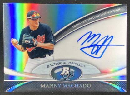 2011 Bowman Platinum Manny Machado #BPA-MM trading card