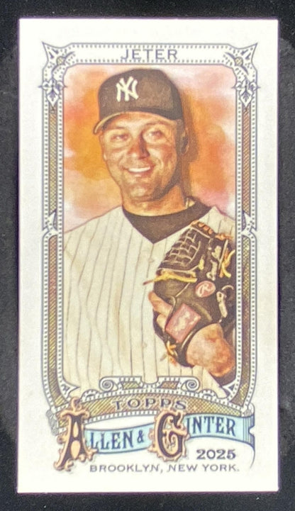 2025 Topps Allen & Ginter Derek Jeter trading card