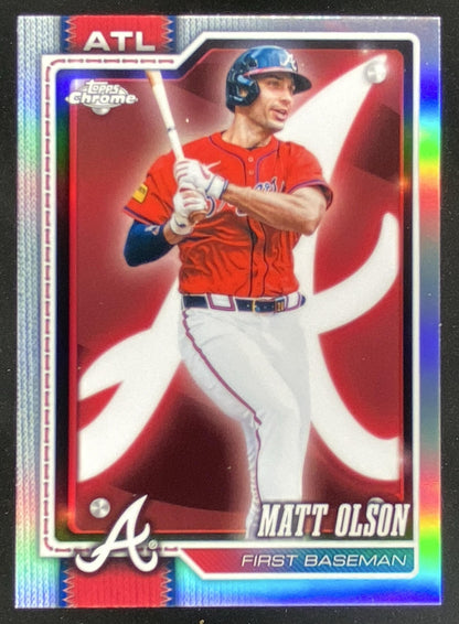 2026 Topps Chrome Matt Olson #241 trading card