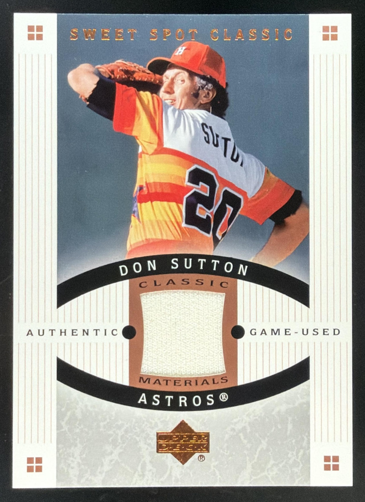 2005 Upper Deck Sweet Spot Classic Don Sutton trading card