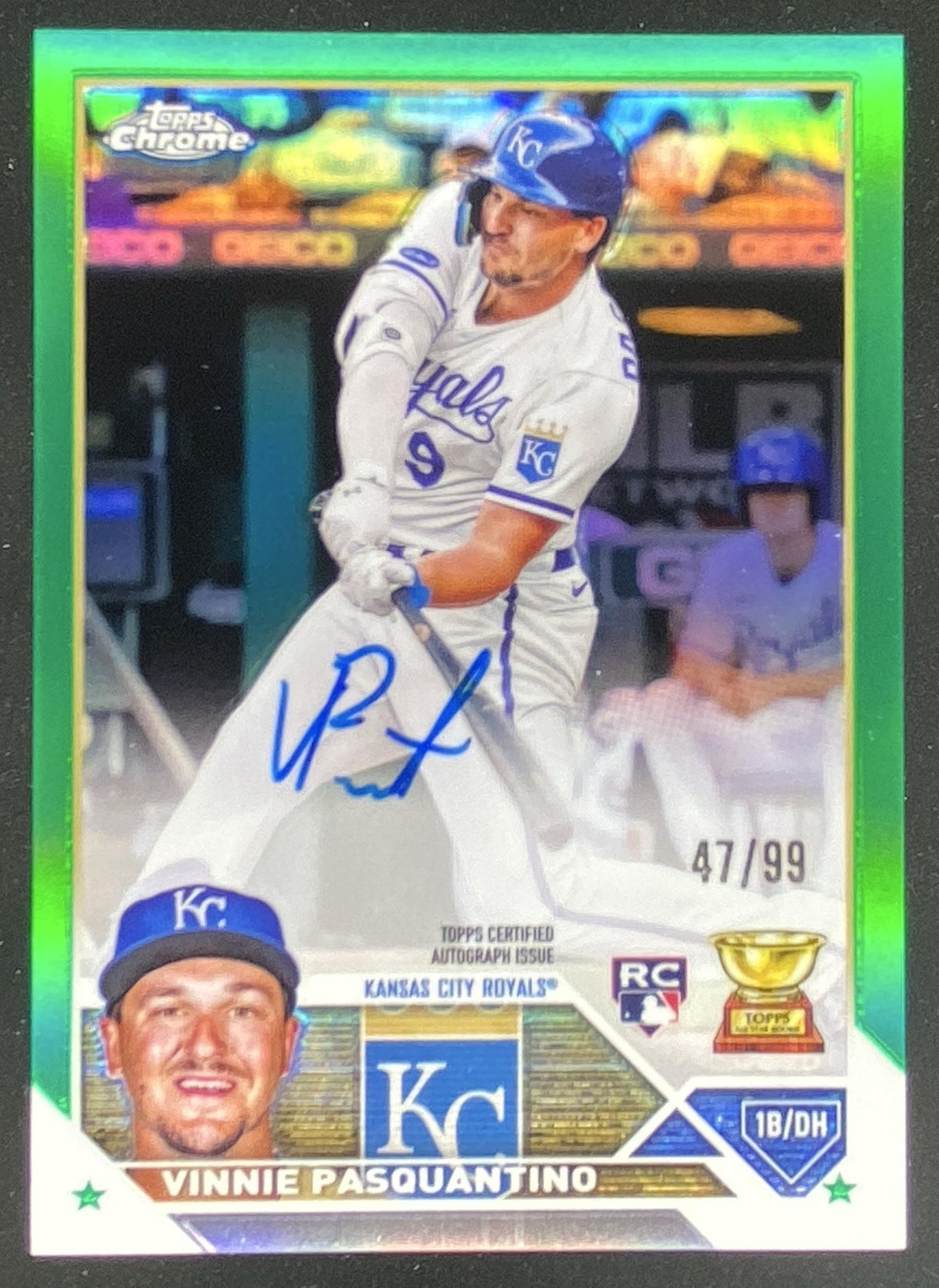 2023 Topps Chrome Vinnie Pasquantino #RA-VP trading card