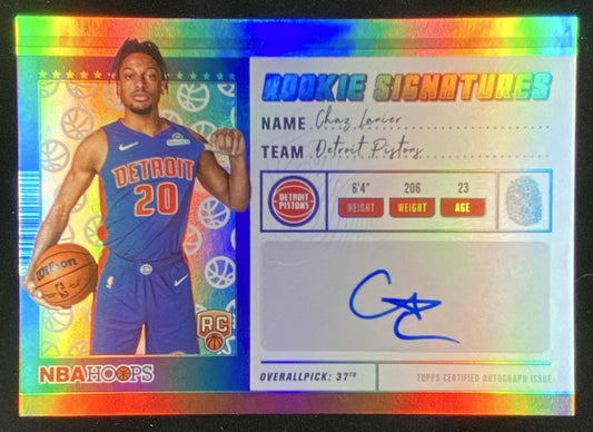 2025 Topps Hoops Chaz Lanier #HRS-CL trading card