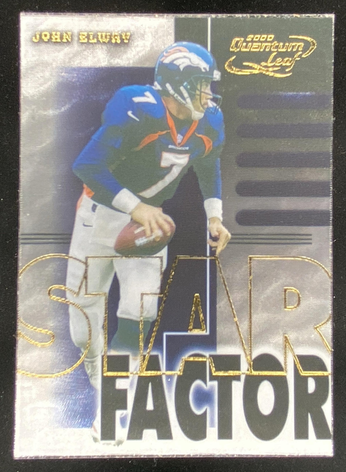 2000 Leaf Quantum John Elway #SF7 trading card