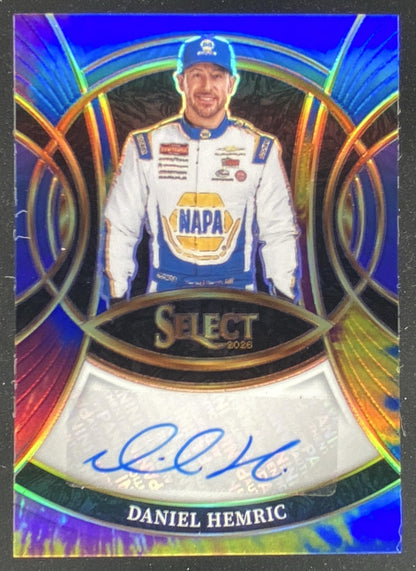 2026 Panini Select Racing Daniel Hemric trading card