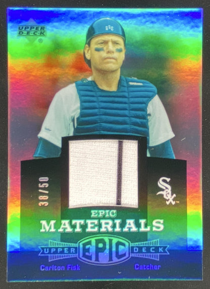 2006 Upper Deck Epic Carlton Fisk #EM-CF2 trading card