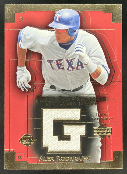 2003 Upper Deck Sweet Spot Alex Rodriguez trading card