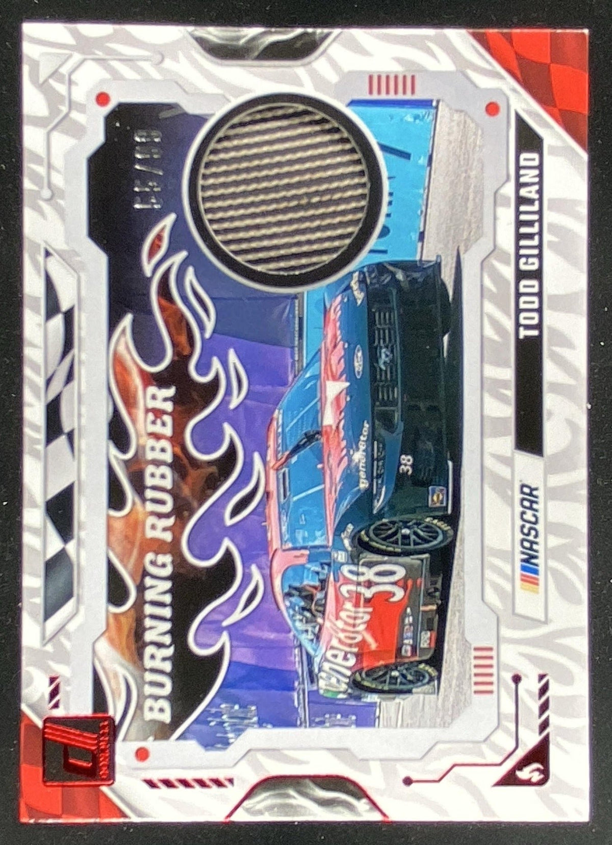 2025 Panini Donruss Racing Todd Gilliland trading card